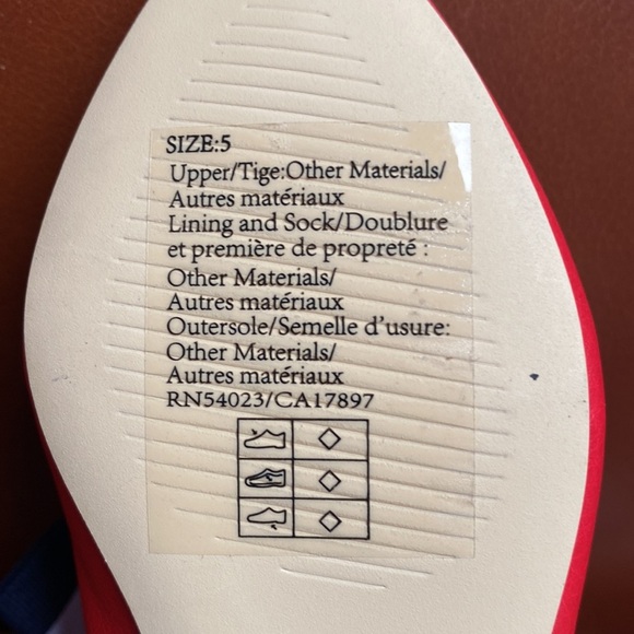 Janie and Jack Red Flat Shoes - Picture 7 of 8